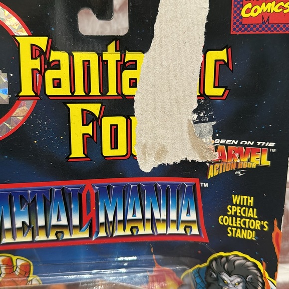 Marvel Fantastic Four Metal Mania Thing vs. Blastaar Toy Biz 1995 - Picture 3 of 4